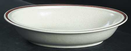 Springtime 10" Oval Vegetable Bowl