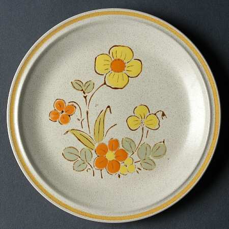 Sunshine Flowers Salad Plate