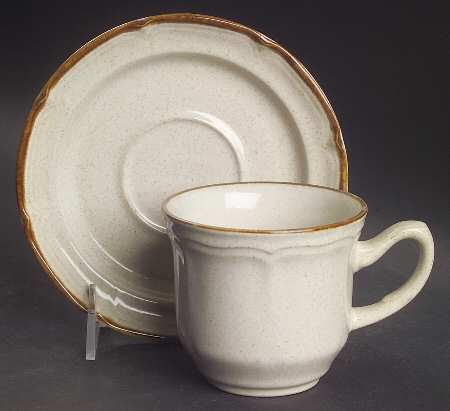 Flat Cup & Saucer Set