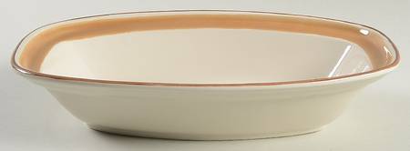 Water Colors Horizon 10" Oval Vegetable Bowl