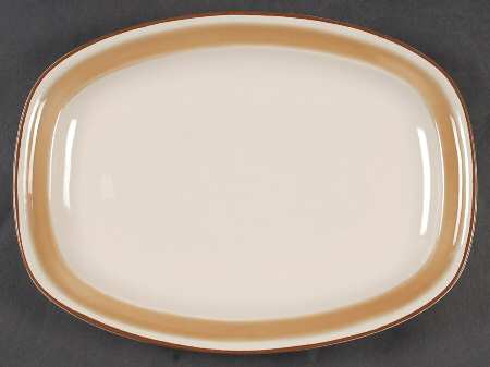 Water Colors Horizon 13" Oval Serving Platter