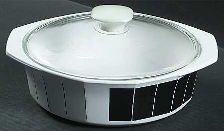 Counterpoint Black 1.25 Qt Round Covered Casserole