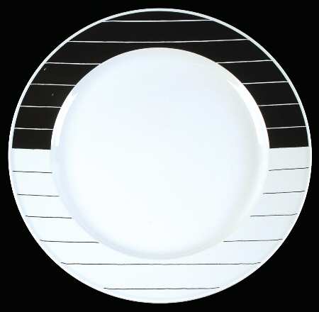 Counterpoint Black 12" Chop Plate (Round Platter)
