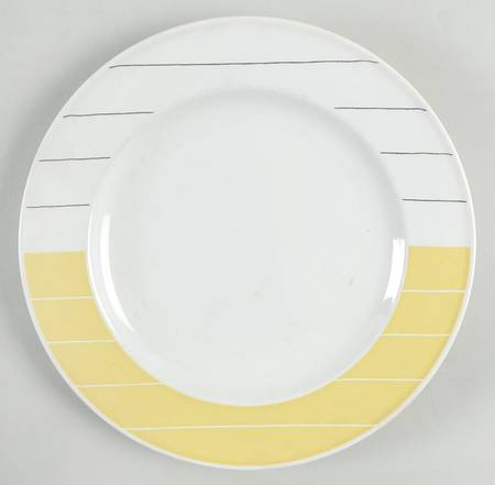 Counterpoint Yellow Salad Plate