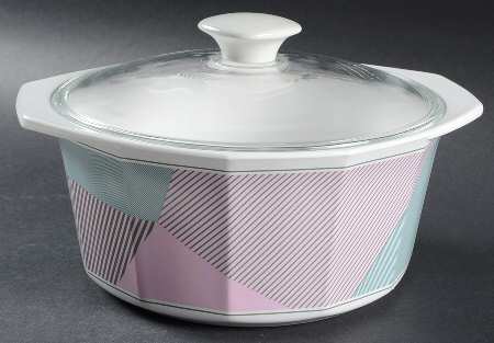 Jai Alai 2 Qt Round Covered Casserole