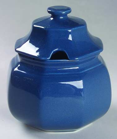 Options in Dining Dark Blue (#FN550) Sugar Bowl & Lid