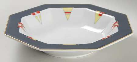 Signals Yellow Rim Soup Bowl