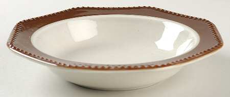 Amber Mist Rim Soup Bowl