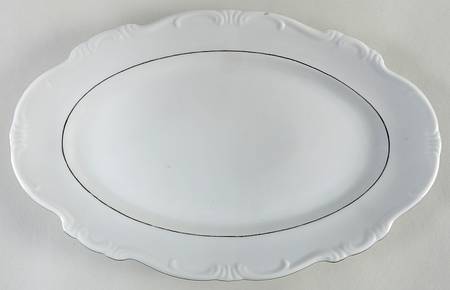 Empire Platin 15" Oval Serving Platter