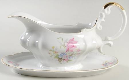 HEJ16 Gravy Boat with Attached Underplate