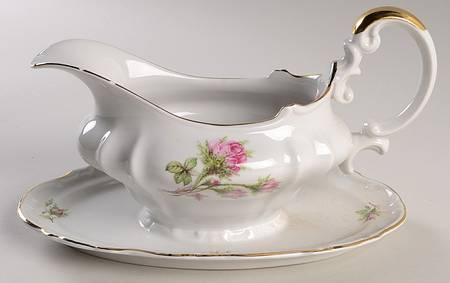 HEJ7 Gravy Boat with Attached Underplate