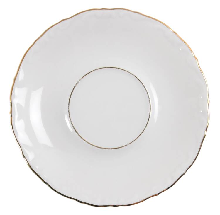 Margaret (Gold Trim) Saucer for Demitasse Cup