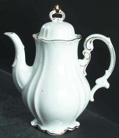 Margaret (Gold Trim) Coffee Pot & Lid