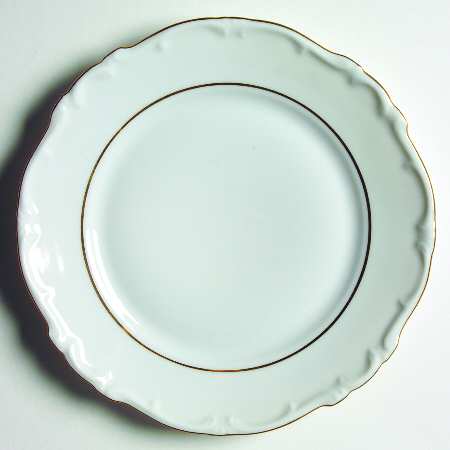 Margaret (Gold Trim) Salad Plate