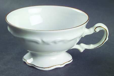 Margaret (Gold Trim) Footed Cup