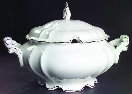 Margaret (Platinum Trim) Tureen &  Lid