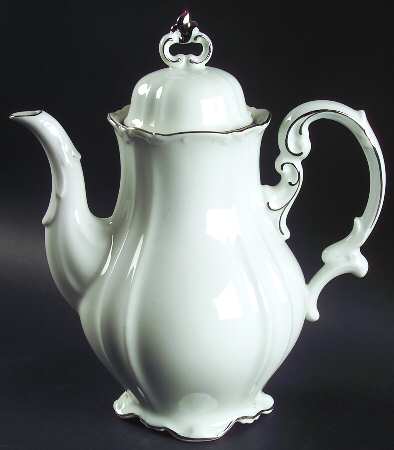 Margaret (Platinum Trim) Coffee Pot & Lid