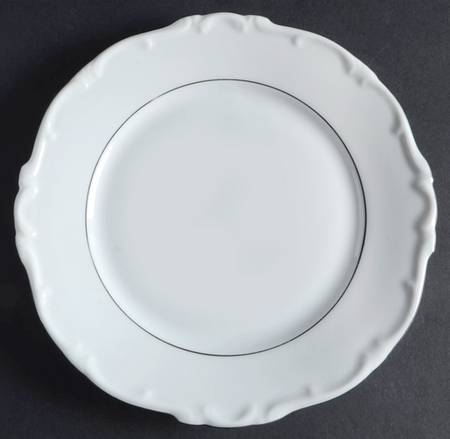 Margaret (Platinum Trim) Salad Plate