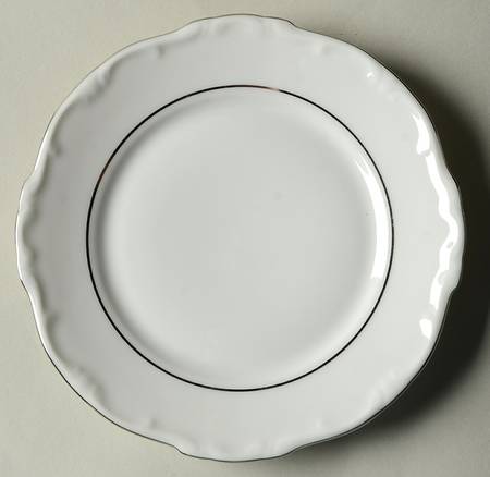 Margaret (Platinum Trim) Bread & Butter Plate