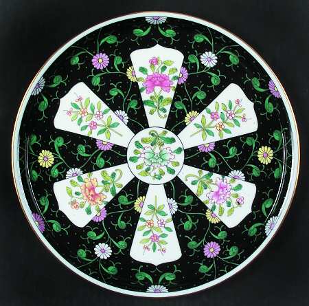 Black Dynasty (Sn) Round Tray