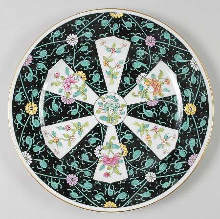 Black Dynasty (Sn) Service Plate (Charger)