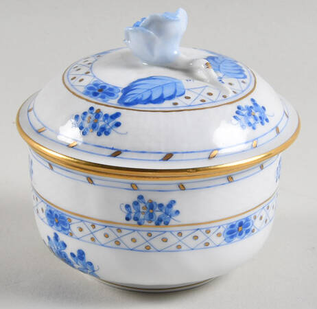 Blue Garden (Wb) Mini Sugar Bowl & Lid