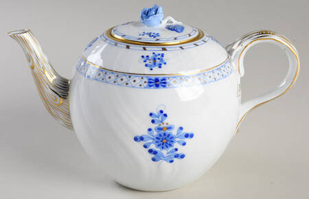 Blue Garden (Wb) Teapot & Lid