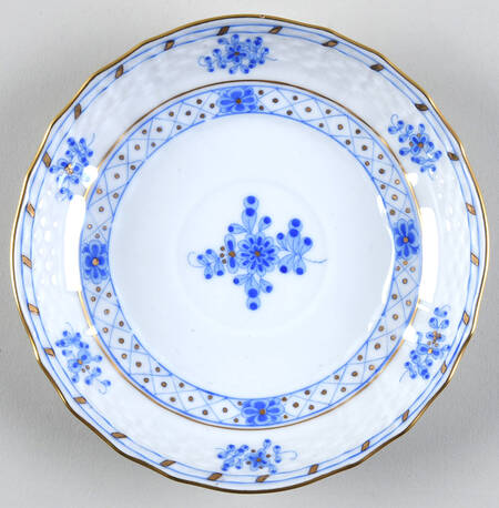 Blue Garden (Wb) Saucer for Flat Cup