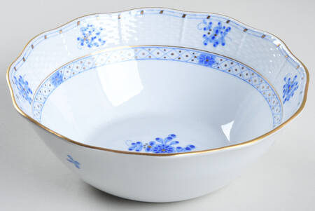 Blue Garden (Wb) 8" Round Vegetable Bowl