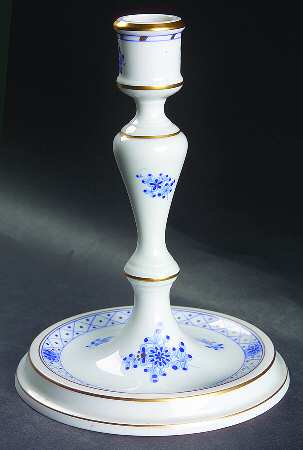 Blue Garden (Wb) 7" Candlestick