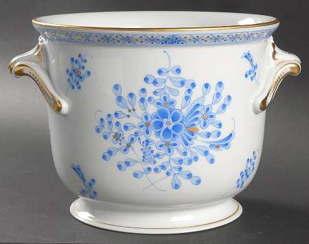 Blue Garden (Wb) 6" Cachepot