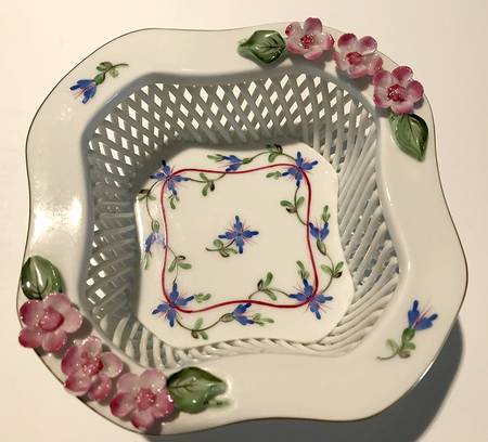Blue Garland (PBG) 4" Square Open Weave Basket