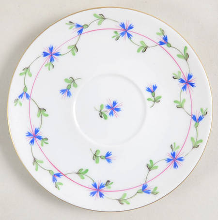 Blue Garland (PBG) Saucer for Flat Demitasse Cup