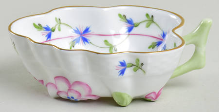 Blue Garland (PBG) Small Deep Leaf Dish