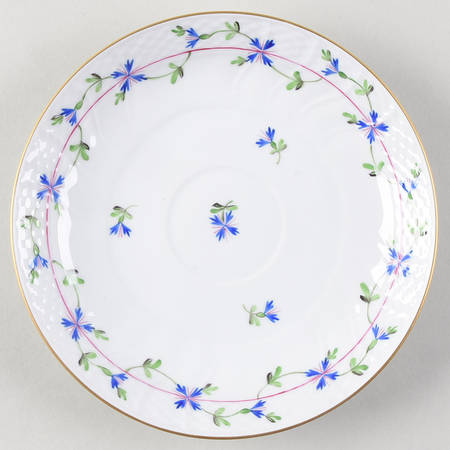 Blue Garland (PBG) Saucer for Flat Bouillon Cup