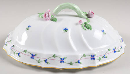 Blue Garland (PBG) Lid for Tureen by Herend