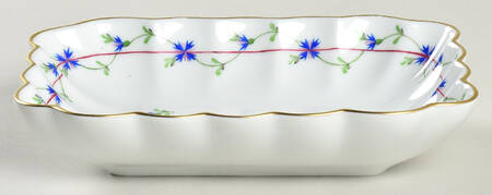 Blue Garland (PBG) Oblong Nut Dish