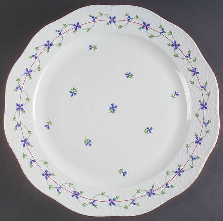Blue Garland (PBG) Cake Plate
