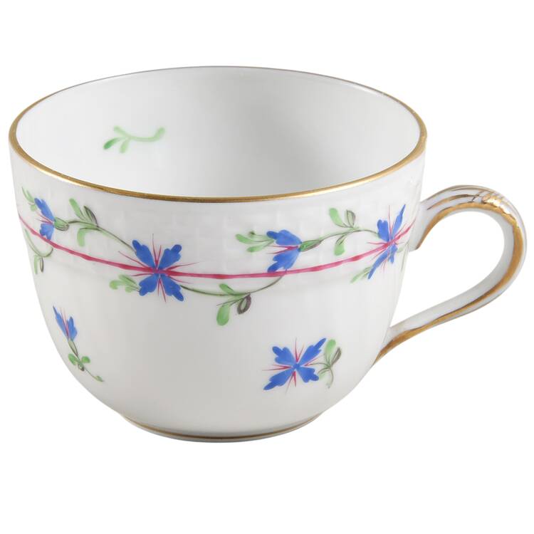 Blue Garland (PBG) Flat Demitasse Cup by Herend