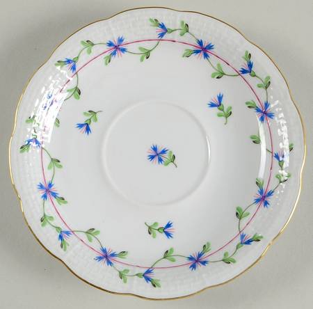 Blue Garland (PBG) Saucer for Footed Cup