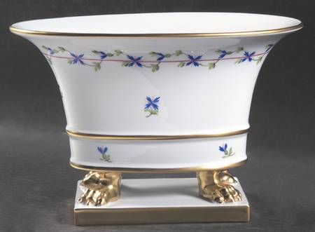 Blue Garland (PBG) 5" Oval Footed Urn