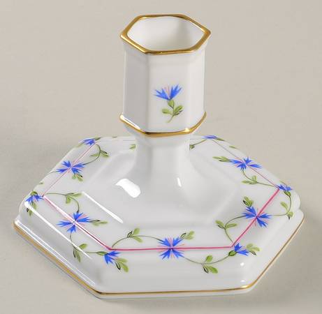 Blue Garland (PBG) 3" Candlestick by Herend
