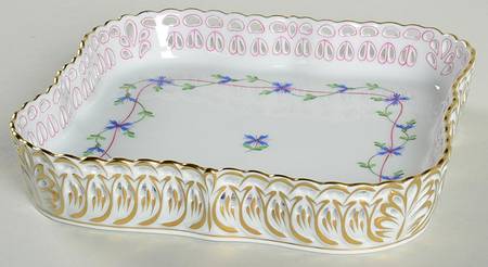 Blue Garland (PBG) Square Openwork Gallery Tray