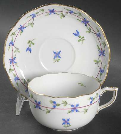 Blue Garland (PBG) Flat Cup & Saucer Set
