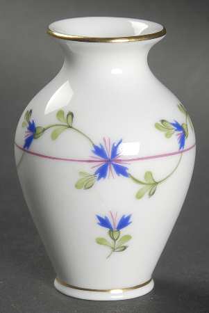 Blue Garland (PBG) 2" Bud Vase by Herend