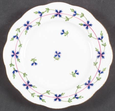 Blue Garland (PBG) Bread & Butter Plate by Herend
