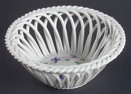 Blue Garland (PBG) 4" Round Open Weave Basket