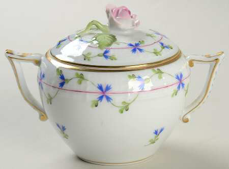 Blue Garland (PBG) Sugar Bowl & Lid