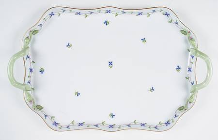 Blue Garland (PBG) 18" Rectangular Serving Platter by Herend