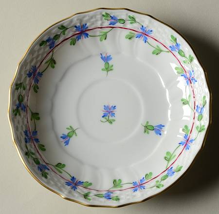 Blue Garland (PBG) Saucer for Flat Cup